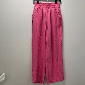 Hot Pink Wide-Leg Pants | SHEIN | Casual Every Day or Business Casual